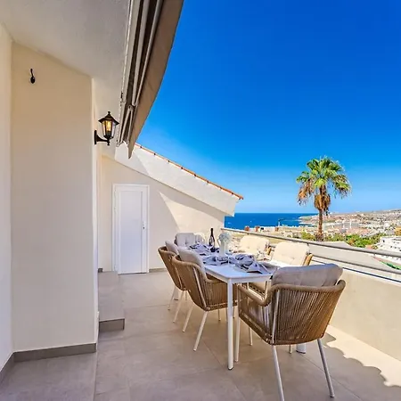 Superb Ocean View With Private Pool - Chiara Tenerife 别墅 阿德耶